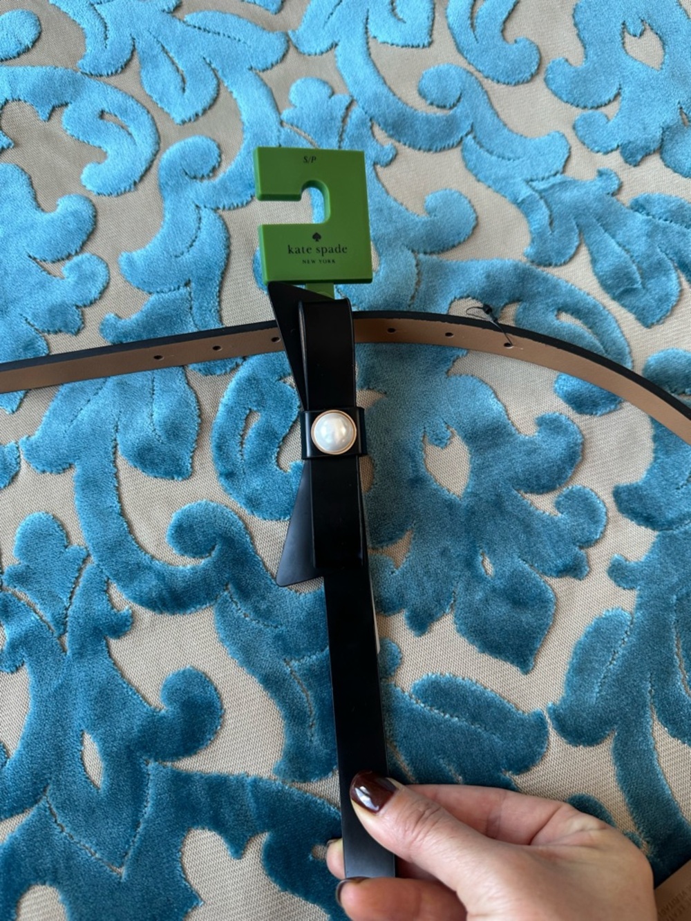 Kate Spade Pearl Adorned Belt